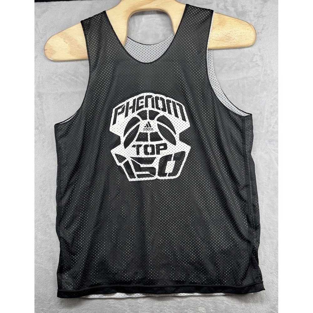 Adidas Phenom Top 150 Reversible Practice Jersey Black White #162 Men's 23x31